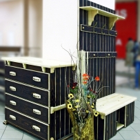 Деревянная кровать