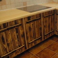 Кухни из дерева